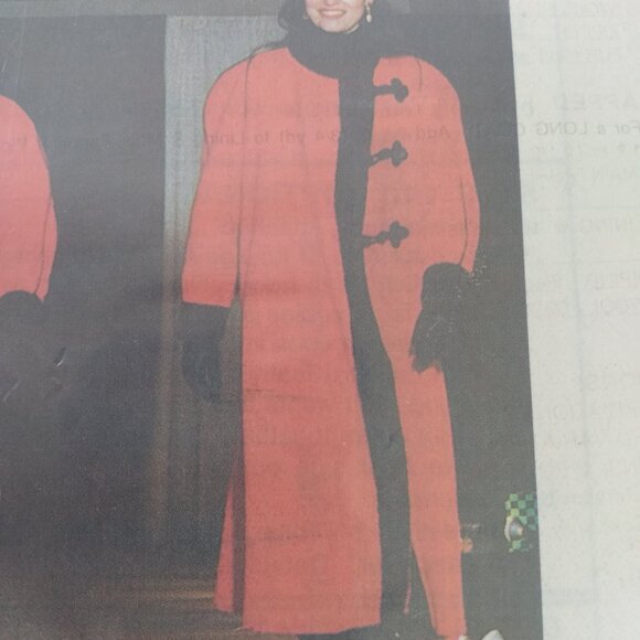 Vintage Swing Coat Sewing Pattern Retro 90s MacPhee Workshop - Picture 4 of 16